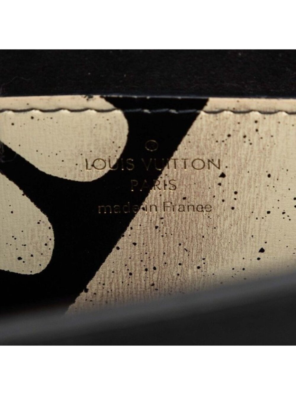 Louis Vuitton Twist MM Chain Shoulder Bag Black Ivory Leather - Picture 7 of 8